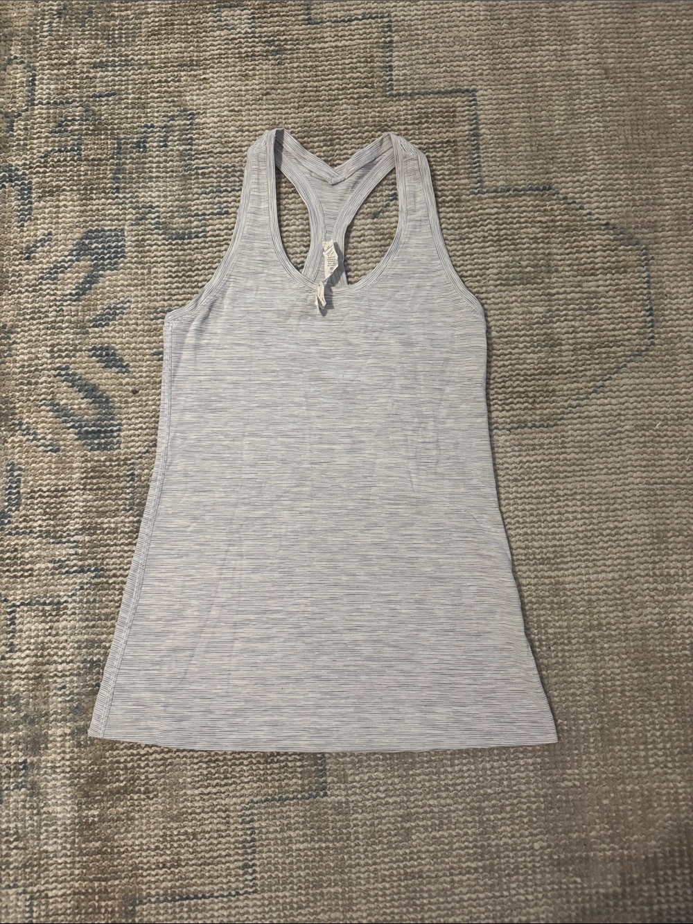 lululemon athletica Light Gray Racerback Tank